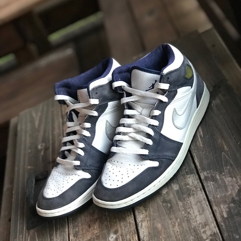 *OG* 2001 MIDNIGHT NAVY RETRO+ JORDAN 1 MID SZ11.5